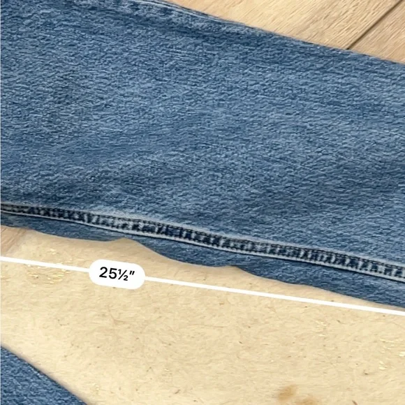 Everlane the high rise cheeky straight jean button fly - Picture 5 of 5